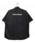 F.C.Real Bristol (エフシーレアルブリストル) 半袖シャツ　AUTHENTIC FLY FRONT S/S SHIRT ブラック サイズ:S：16000円