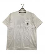 Carhartt WIP×F.C.Real Bristolカーハート ワーク イン プログレス×エフシーレアルブリストル）の古着「Tシャツ　S/S POCKET TEE」｜ホワイト