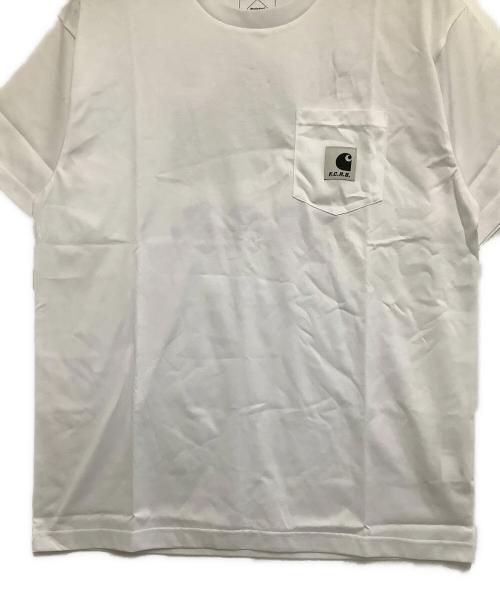 Carhartt WIP（カーハート ワーク イン プログレス）Carhartt WIP (カーハート ワーク イン プログレス) F.C.Real Bristol (エフシーレアルブリストル) Tシャツ　S/S POCKET TEE ホワイト サイズ:L 未使用品の古着・服飾アイテム