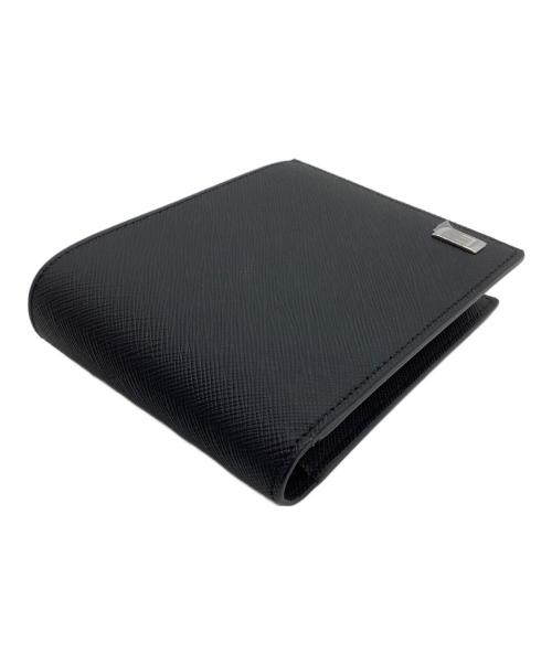 dunhill（ダンヒル）dunhill (ダンヒル) 2つ折り財布 ブラック 未使用品の古着・服飾アイテム