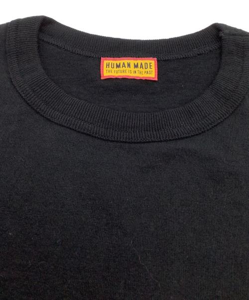 HUMAN MADE（ヒューマンメイド）HUMAN MADE (ヒューマンメイド) 半袖Tシャツ ブラック サイズ:Mの古着・服飾アイテム