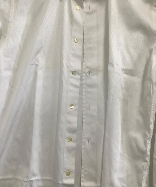 DOLCE & GABBANA（ドルチェ＆ガッバーナ）DOLCE & GABBANA (ドルチェ＆ガッバーナ) 長袖シャツ ダイヤ柄 ホワイト サイズ:40の古着・服飾アイテム