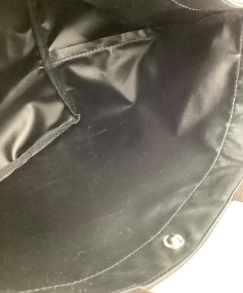 Herve Chapelier（エルベシャプリエ）Herve Chapelier (エルベシャプリエ) トートバッグ インディゴ×ブラウンの古着・服飾アイテム