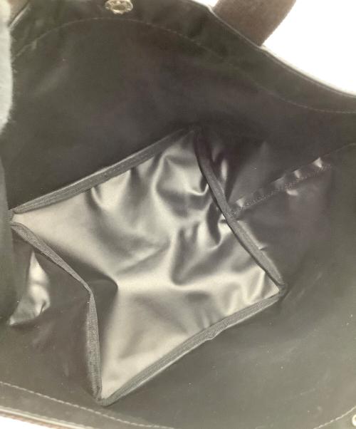 Herve Chapelier（エルベシャプリエ）Herve Chapelier (エルベシャプリエ) トートバッグ インディゴ×ブラウンの古着・服飾アイテム