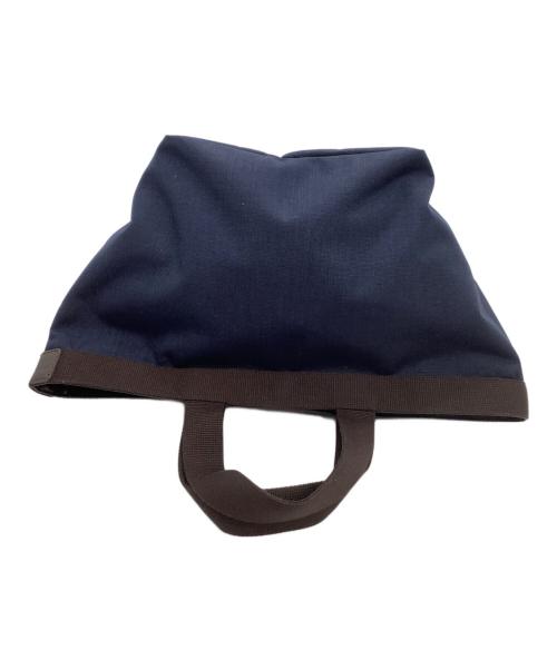 Herve Chapelier（エルベシャプリエ）Herve Chapelier (エルベシャプリエ) トートバッグ インディゴ×ブラウンの古着・服飾アイテム