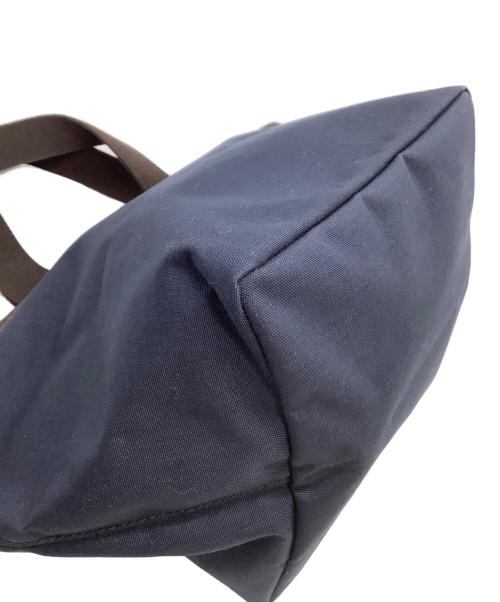 Herve Chapelier（エルベシャプリエ）Herve Chapelier (エルベシャプリエ) トートバッグ インディゴ×ブラウンの古着・服飾アイテム