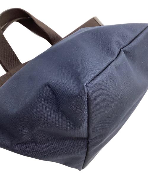 Herve Chapelier（エルベシャプリエ）Herve Chapelier (エルベシャプリエ) トートバッグ インディゴ×ブラウンの古着・服飾アイテム