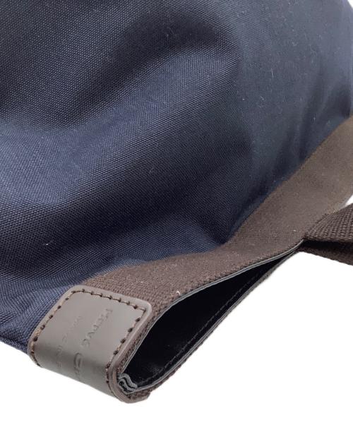 Herve Chapelier（エルベシャプリエ）Herve Chapelier (エルベシャプリエ) トートバッグ インディゴ×ブラウンの古着・服飾アイテム