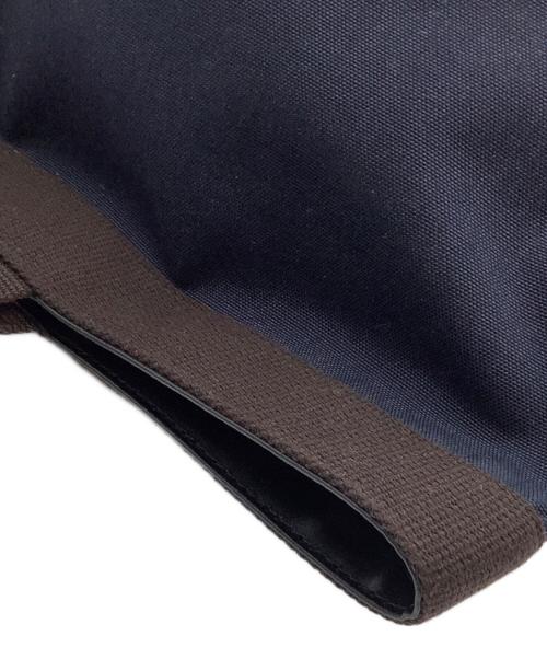 Herve Chapelier（エルベシャプリエ）Herve Chapelier (エルベシャプリエ) トートバッグ インディゴ×ブラウンの古着・服飾アイテム