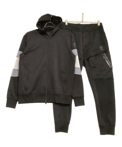 HYDROGEN（ハイドロゲン）HYDROGEN (ハイドロゲン) セットアップジャージ ブラック サイズ:Lの古着・服飾アイテム