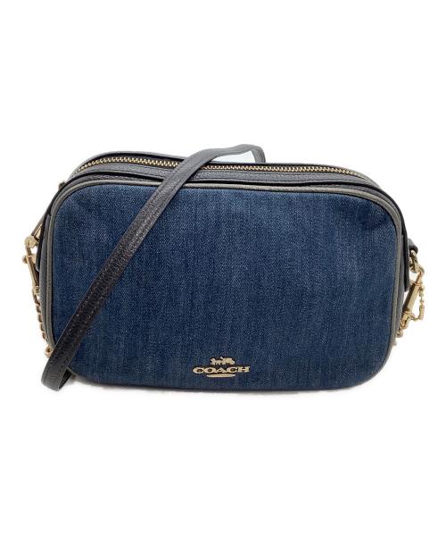 COACH（コーチ）COACH (コーチ) チェーンショルダーバッグ インディゴの古着・服飾アイテム