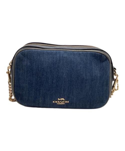 COACH（コーチ）COACH (コーチ) チェーンショルダーバッグ インディゴの古着・服飾アイテム