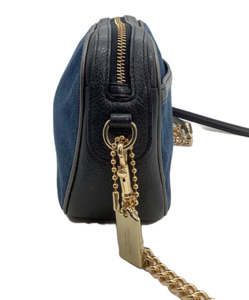 COACH（コーチ）COACH (コーチ) チェーンショルダーバッグ インディゴの古着・服飾アイテム