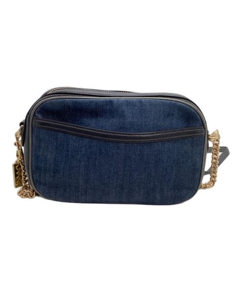COACH（コーチ）COACH (コーチ) チェーンショルダーバッグ インディゴの古着・服飾アイテム