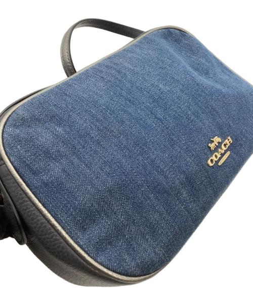 COACH（コーチ）COACH (コーチ) チェーンショルダーバッグ インディゴの古着・服飾アイテム