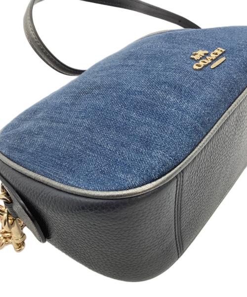 COACH（コーチ）COACH (コーチ) チェーンショルダーバッグ インディゴの古着・服飾アイテム