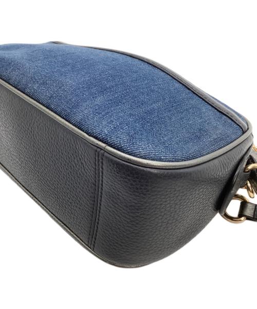 COACH（コーチ）COACH (コーチ) チェーンショルダーバッグ インディゴの古着・服飾アイテム