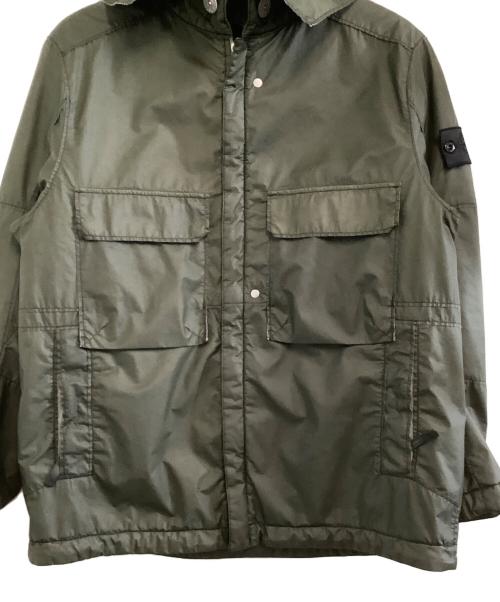 STONE ISLAND（ストーンアイランド）STONE ISLAND (ストーンアイランド) 中綿ジャケット　POLY-HIDE 2L グリーン サイズ:Mの古着・服飾アイテム