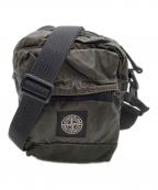 STONE ISLANDストーンアイランド）の古着「ショルダーバッグ　MUSSOLA GOMMATA CANVAS　23AW」｜カーキ