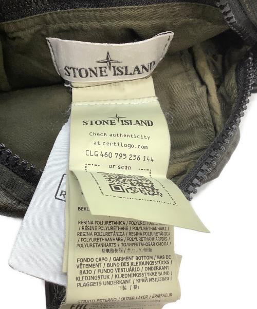 STONE ISLAND（ストーンアイランド）STONE ISLAND (ストーンアイランド) ショルダーバッグ　MUSSOLA GOMMATA CANVAS　23AW カーキの古着・服飾アイテム