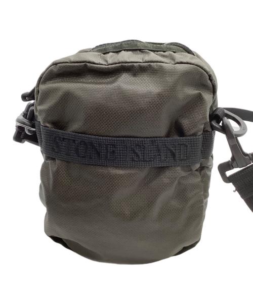 STONE ISLAND（ストーンアイランド）STONE ISLAND (ストーンアイランド) ショルダーバッグ　MUSSOLA GOMMATA CANVAS　23AW カーキの古着・服飾アイテム