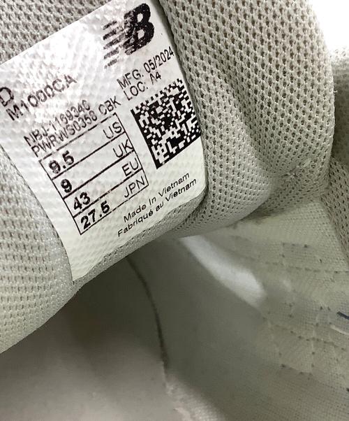NEW BALANCE（ニューバランス）NEW BALANCE (ニューバランス) ローカットスニーカー ホワイト サイズ:27.5の古着・服飾アイテム