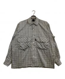 DAIWA PIER39（ダイワ ピア39）の古着「長袖シャツ 26SS 	TECH SPORTS OPEN COLLAR SHIRT L/S GREN PLAID」｜グレー