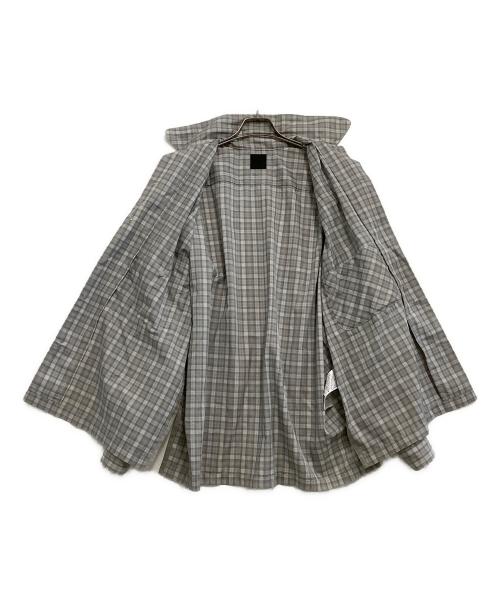DAIWA PIER39（ダイワ ピア39）DAIWA PIER39 (ダイワ ピア39) 長袖シャツ 26SS 	TECH SPORTS OPEN COLLAR SHIRT L/S GREN PLAID グレー サイズ:Mの古着・服飾アイテム