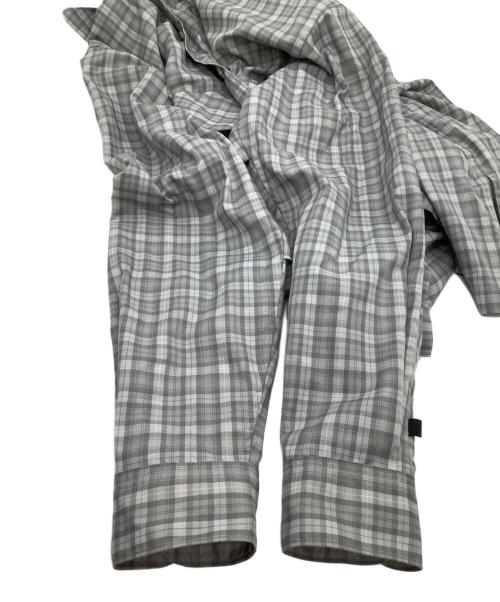 DAIWA PIER39（ダイワ ピア39）DAIWA PIER39 (ダイワ ピア39) 長袖シャツ 26SS 	TECH SPORTS OPEN COLLAR SHIRT L/S GREN PLAID グレー サイズ:Mの古着・服飾アイテム