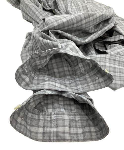 DAIWA PIER39（ダイワ ピア39）DAIWA PIER39 (ダイワ ピア39) 長袖シャツ 26SS 	TECH SPORTS OPEN COLLAR SHIRT L/S GREN PLAID グレー サイズ:Mの古着・服飾アイテム