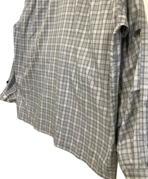 DAIWA PIER39（ダイワ ピア39）DAIWA PIER39 (ダイワ ピア39) 長袖シャツ 26SS 	TECH SPORTS OPEN COLLAR SHIRT L/S GREN PLAID グレー サイズ:Mの古着・服飾アイテム