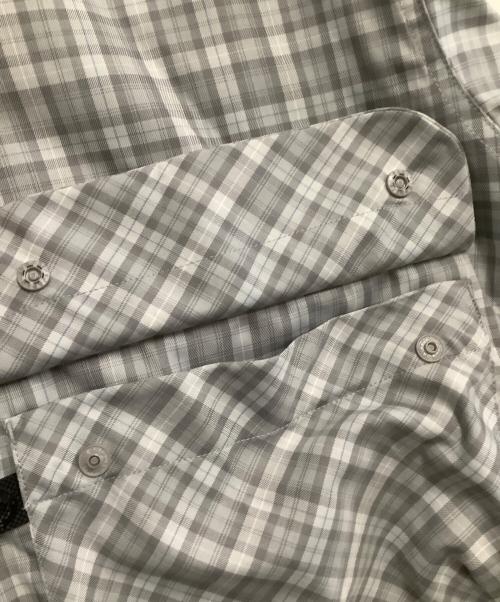 DAIWA PIER39（ダイワ ピア39）DAIWA PIER39 (ダイワ ピア39) 長袖シャツ 26SS 	TECH SPORTS OPEN COLLAR SHIRT L/S GREN PLAID グレー サイズ:Mの古着・服飾アイテム