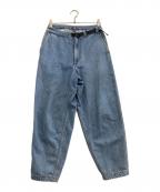 THE NORTHFACE PURPLELABELザ・ノースフェイス パープルレーベル）の古着「デニムパンツ　Denim Wide Tapered Field Pants Indigo」｜ブルー