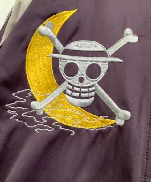 ONE PIECE（ワンピース）ONE PIECE (ワンピース) スカジャン 絡操魂 パープル サイズ:150の古着・服飾アイテム