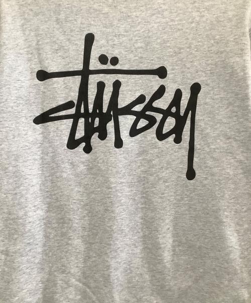 stussy（ステューシー）stussy (ステューシー) クルーネックスウェット ライトグレー サイズ:Mの古着・服飾アイテム