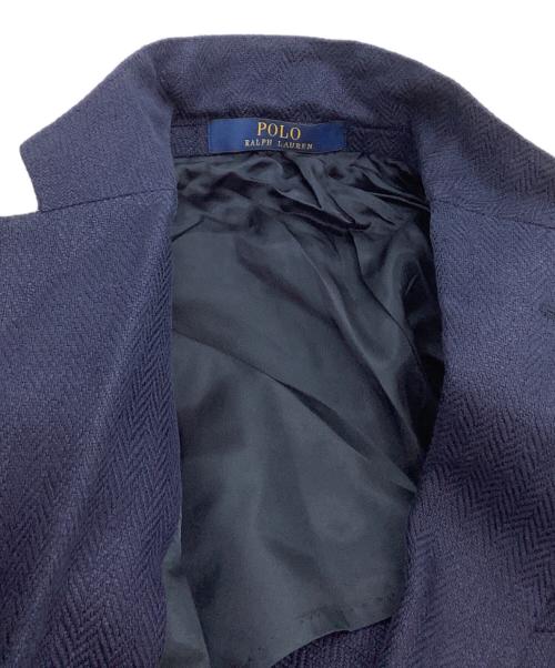 POLO RALPH LAUREN（ポロ・ラルフローレン）POLO RALPH LAUREN (ポロ・ラルフローレン) テーラードジャケット ブルー サイズ:38Rの古着・服飾アイテム