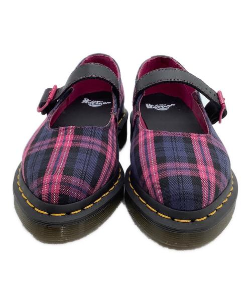 Dr.Martens（ドクターマーチン）Dr.Martens (ドクターマーチン) メリージェーン ELPHIE ピンク×ネイビー サイズ:UK 3の古着・服飾アイテム
