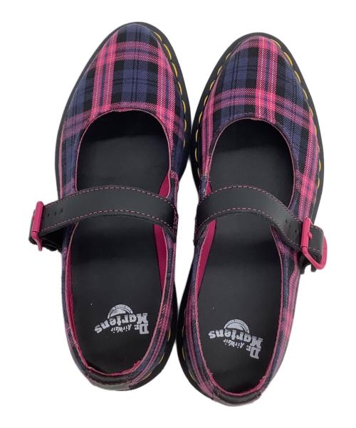 Dr.Martens（ドクターマーチン）Dr.Martens (ドクターマーチン) メリージェーン ELPHIE ピンク×ネイビー サイズ:UK 3の古着・服飾アイテム