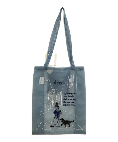 deres（デレス）deres (デレス) Brigitte Tanaka (ブリジットタナカ) トートバッグ　Kona / deres original sheer bag 未使用品の古着・服飾アイテム
