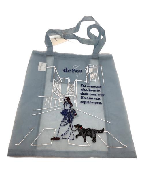 deres（デレス）deres (デレス) Brigitte Tanaka (ブリジットタナカ) トートバッグ　Kona / deres original sheer bag 未使用品の古着・服飾アイテム