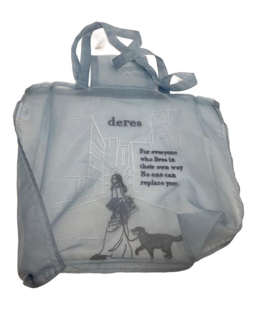 deres（デレス）deres (デレス) Brigitte Tanaka (ブリジットタナカ) トートバッグ　Kona / deres original sheer bag 未使用品の古着・服飾アイテム