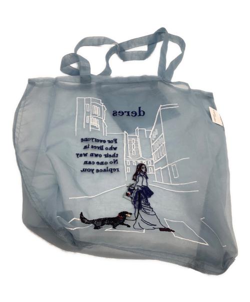 deres（デレス）deres (デレス) Brigitte Tanaka (ブリジットタナカ) トートバッグ　Kona / deres original sheer bag 未使用品の古着・服飾アイテム