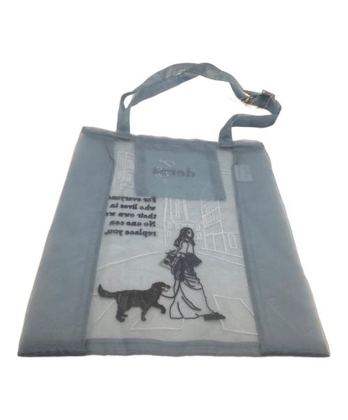 deres（デレス）deres (デレス) Brigitte Tanaka (ブリジットタナカ) トートバッグ　Kona / deres original sheer bag 未使用品の古着・服飾アイテム