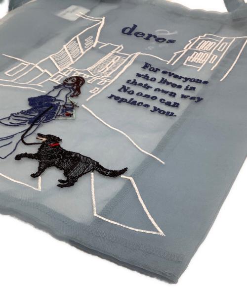 deres（デレス）deres (デレス) Brigitte Tanaka (ブリジットタナカ) トートバッグ　Kona / deres original sheer bag 未使用品の古着・服飾アイテム