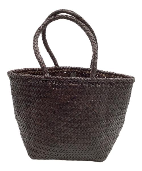 DRAGON DIFFUSION（ドラゴンディフュージョン）dragon diffusion (ドラゴンディフュージョン) トートバッグ　GRACE BASKET SMALL ブラウン 未使用品の古着・服飾アイテム