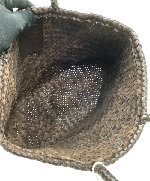 DRAGON DIFFUSION（ドラゴンディフュージョン）dragon diffusion (ドラゴンディフュージョン) トートバッグ　GRACE BASKET SMALL ブラウン 未使用品の古着・服飾アイテム