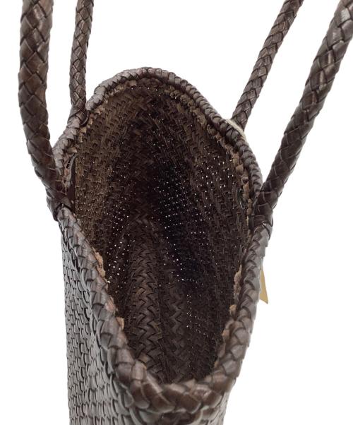 DRAGON DIFFUSION（ドラゴンディフュージョン）dragon diffusion (ドラゴンディフュージョン) トートバッグ　GRACE BASKET SMALL ブラウン 未使用品の古着・服飾アイテム