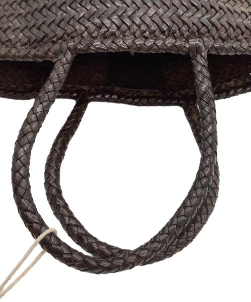 DRAGON DIFFUSION（ドラゴンディフュージョン）dragon diffusion (ドラゴンディフュージョン) トートバッグ　GRACE BASKET SMALL ブラウン 未使用品の古着・服飾アイテム