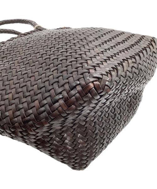 DRAGON DIFFUSION（ドラゴンディフュージョン）dragon diffusion (ドラゴンディフュージョン) トートバッグ　GRACE BASKET SMALL ブラウン 未使用品の古着・服飾アイテム