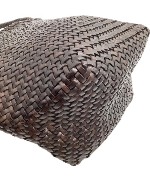 DRAGON DIFFUSION（ドラゴンディフュージョン）dragon diffusion (ドラゴンディフュージョン) トートバッグ　GRACE BASKET SMALL ブラウン 未使用品の古着・服飾アイテム